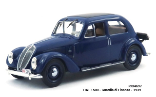Fiat 1500 1939 Guardia di Finanza 1:43 Rio Models