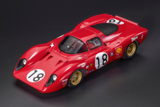 Ferrari 312P Coupe Team SEFAC #18 Rodriguez/Piper 24H Le Mans 1969 1:18 Top Marques Collectibles