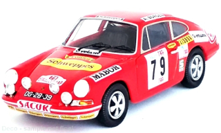 Porsche 911 S #79 Borges/Garcia Rallye Portugal 1972 1:43 Troféu