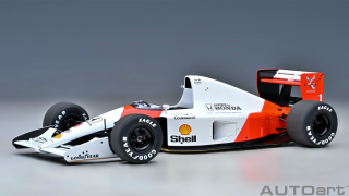McLaren Honda MP4/6 #1 A.Senna Japanese GP 1991 without McLaren Logo 1:18 AUTOart