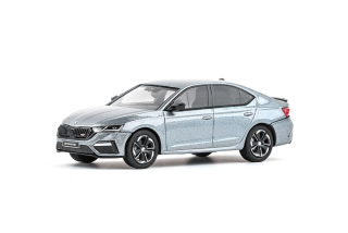 Škoda Octavia IV RS 2020 šedá platin metalíza 1:43 Abrex