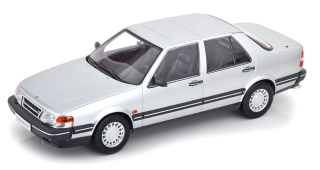 Saab 9000 CD Turbo 1990 silver metallic 1:18 Triple9 Collection
