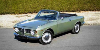Alfa Romeo Giulia GTC Cabriolet Open 1964 green metallic 1:43 Matrix Scale Models