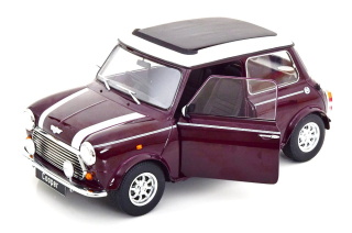 Mini Cooper Sunroof RHD 1992 purple/white 1:12 KK Scale