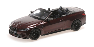 BMW M4 Cabriolet 2020 red metallic 1:18 Minichamps 