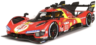 KIT - Ferrari 499P 3.0L Turbo V6 Team Ferrari AF Corse #51 Winner 24H Le Mans 2023 1:24 Bburago