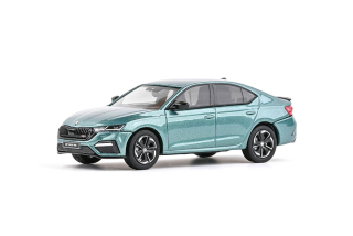 Škoda Octavia IV RS 2020 zelená water world metalíza 1:43 Abrex