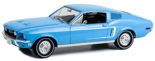 Ford Mustang Fastback *Ford Rainbow of Colors* West Coast USA Special Edition Mustang 1968 Sierra blue 1:18 Greenlight