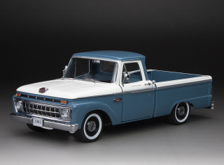 Ford F-100 Custom Cab Pickup 1965 blue/white 1:18 Sun Star