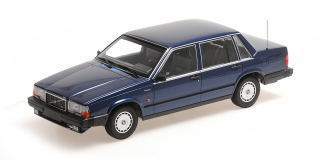 Volvo 740 GL 1986 dark blue metallic 1:18 Minichamps 