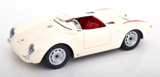 Porsche 550A Spider 1953 white/red 1:12 KK Scale