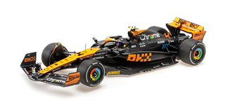 McLaren F1 Team MCL60 #4 L.Norris 2nd Singapore GP 2023 1:18 Minichamps 