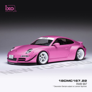 Porsche RWB 997 pink 1:18 Ixo Models