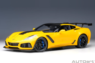 Chevrolet Corvette C7 ZR1 2019 Corvette Racing Yellow Tintcoat 1:18 AUTOart