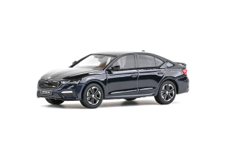 Škoda Octavia IV RS 2020 modrá plum metalíza 1:43 Abrex
