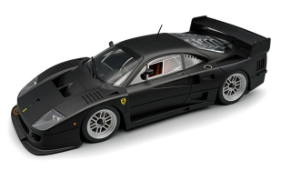 Ferrari F40 LM 1996 Press Version matt black/BBS silver wheels 1:18 Tecnomodel