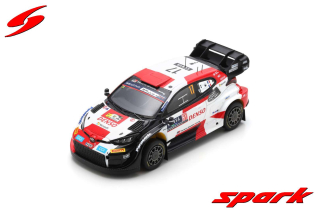 Toyota GR Yaris Rally1 Hybrid Toyota GAZOO Racing WRT #17 Ogier/Landais Winner Rally Safari 2023 1:43 Spark