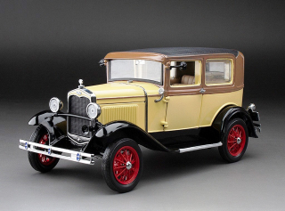 Ford Model A Tudor 1931 light yellow/brown 1:18 Sun Star
