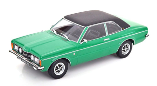 Ford England Taunus GXL with Vinyl Roof 1971 green/matt black 1:18 KK Scale
