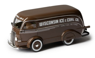 International D-300 N 600 Van Wisconsin ICE & COAL CO. 1938 Coal Fuel Oil Coke 1:43 Esval Models