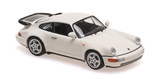Porsche 911 Turbo 964 1990 white 1:43 Minichamps