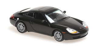 Porsche 911 (996) 1998 black metallic 1:43 Minichamps