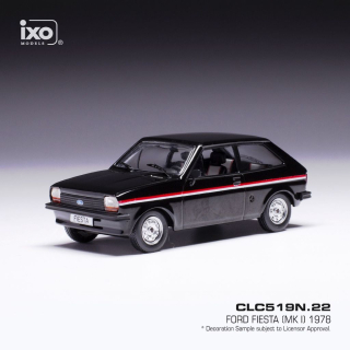 Ford Fiesta MK I 1978 black 1:43 Ixo Models