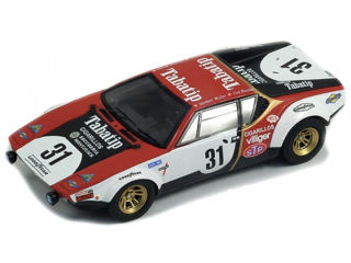 De Tomaso Pantera 5.8L V8 Team Escuderia Montjuich #31 Muller/Kocher 24H Le Mans 1972 1:18 LS Collectibles