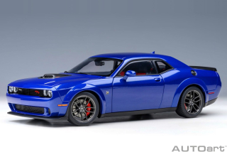 Dodge Challenger R/T Scat Pack Shaker Widebody 2022 indigo blue 1:18 AUTOart 
