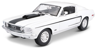 Ford Mustang GT Cobra 1968 white 1:18 Maisto