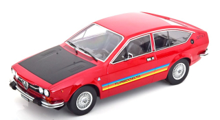 Alfa Romeo Alfetta 2000 GTV Turbodelta 1979 red/black 1:18 KK Scale