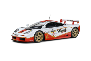 McLaren F-1 GTR BMW V12 Team West #8 Nielsen/Bscher BPR GT Endurance 1995 1:18 Solido