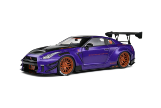 Nissan GT-R R35 Liberty Walk Body Kit 2.0 Coupe 2022 purple 1:18 Solido