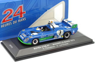 Matra MS670C #7 Pescarolo/Larrousse Winner 24h LeMans 1974 1:43 Ixo Models 