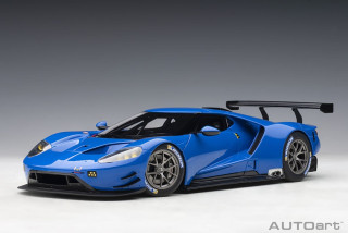 Ford USA GT Le Mans Plain Body Version 2019 blue 1:18 AUTOart