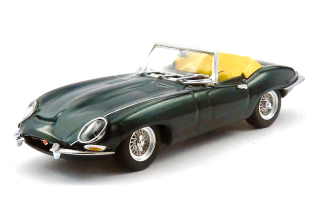 Jaguar E Type Spyder 1962 dark green 1:43 Best Model