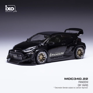 Toyota Pandem GT Yaris black 1:43 Ixo Models